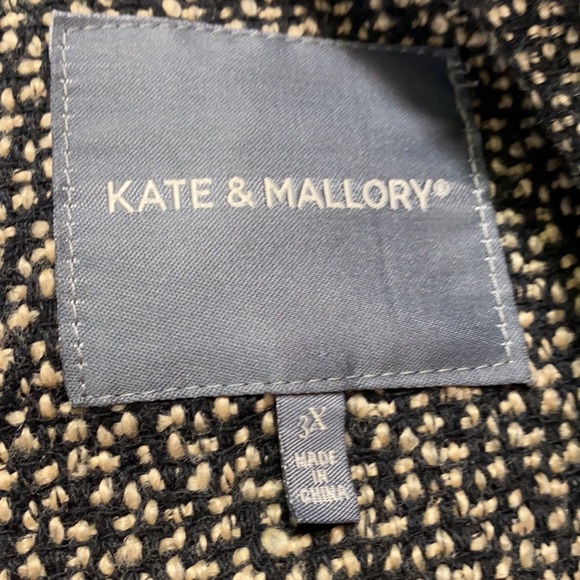 Kate & Mallory Multi Colored Textured Faux Leather Jacket - Picture 5 of 6